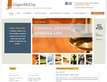 Tablet Screenshot of gagenmccoy.com